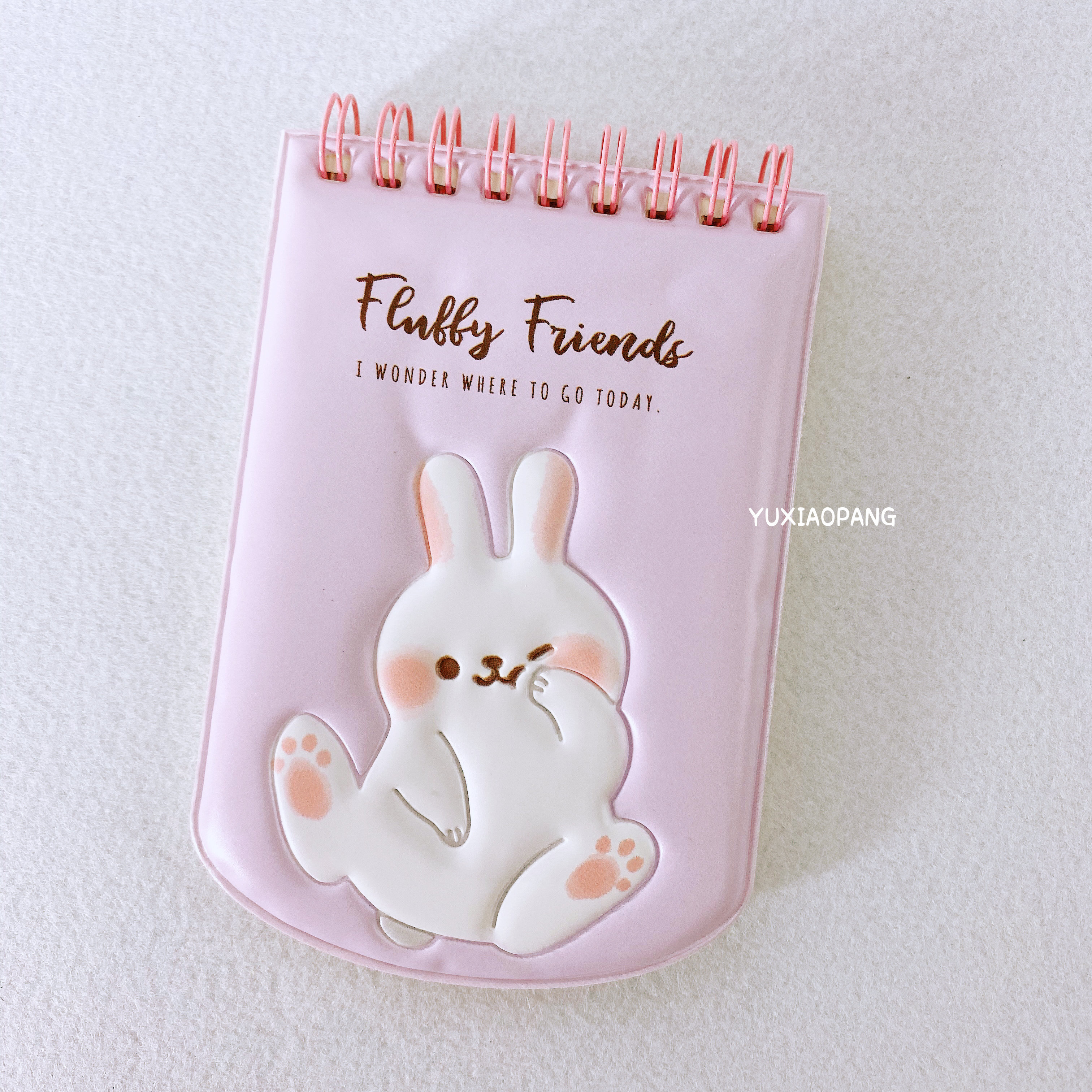 Cute little animals limited Japanese Daiso store DAISO limited edition coil mini notebook handbook