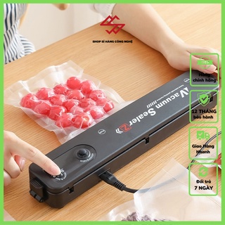 Máy hút chân không gia đình bảo quản thực phẩm Vacuum Sealer QF-08 - Tặng 10 túi hút chân không