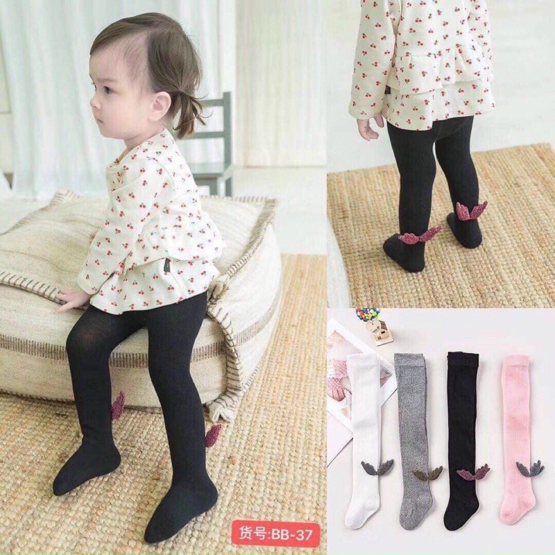 Quần tất cho bé gái Quảng Châu , quần legging dài liền bàn cho bé sơ sinh, 0. 1.2.3 tuổi Babysotre88