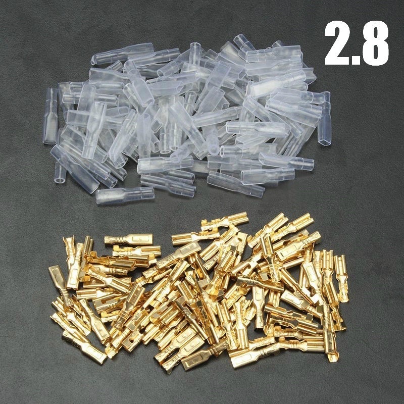 🔎 200 ĐẦU COS NHỎ 2.8 ĐỰC - CÁI  CHO Ô TÔ,XE MÁY BẰNG ĐỒNG