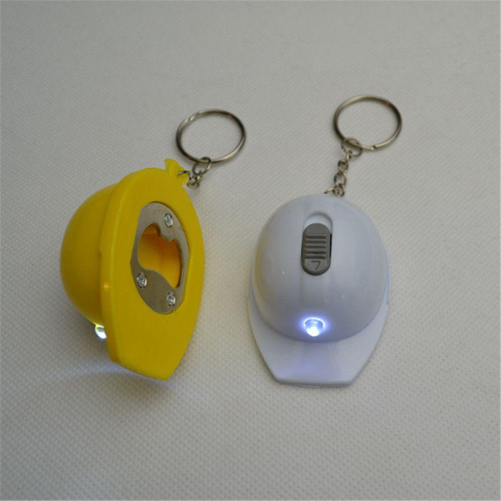 Móc Khóa Hình Chai Nước Có Đèn LED