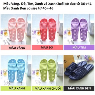 Combo 10 đôi dép nhựa đi trong nhà / trong văn phòng / nhà vệ sinh / đi dạo phố ... DN02