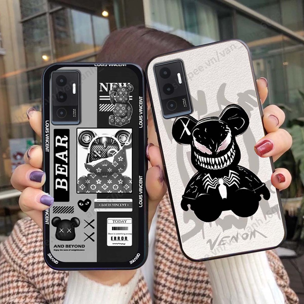 Ốp lưng Vivo V23e / V23 5G hình kaws, bear brick, venom thời trang siêu ngầu