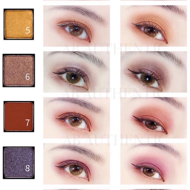 Bảng phấn mắt 12 ô màu của Heelaa Hàn Quốc - HEELAA VISUAL TOUCH SHADOW PALETTE