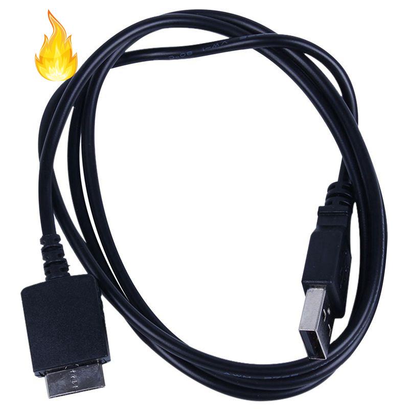 Dây cáp sạc dữ liệu USB màu đen cho Sony Walkman E052 A844 A845 MP3 MP4