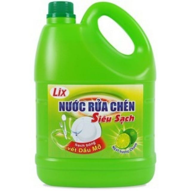 Nước rửa chén Net đậm đặc Vitamin E hương chanh 1.5kg ( Dung tích thực 1.46L - HSD : 2023 )