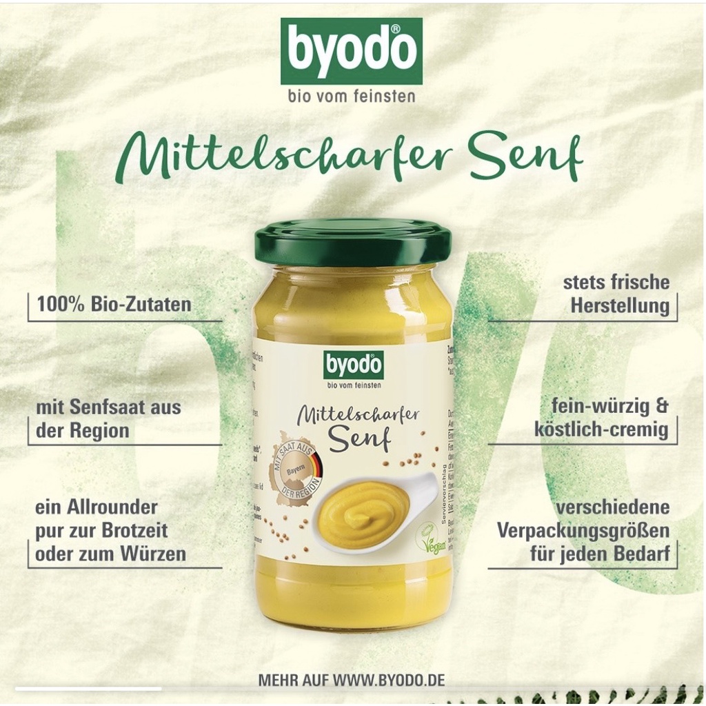 Mù tạt vàng hữu cơ Byodo