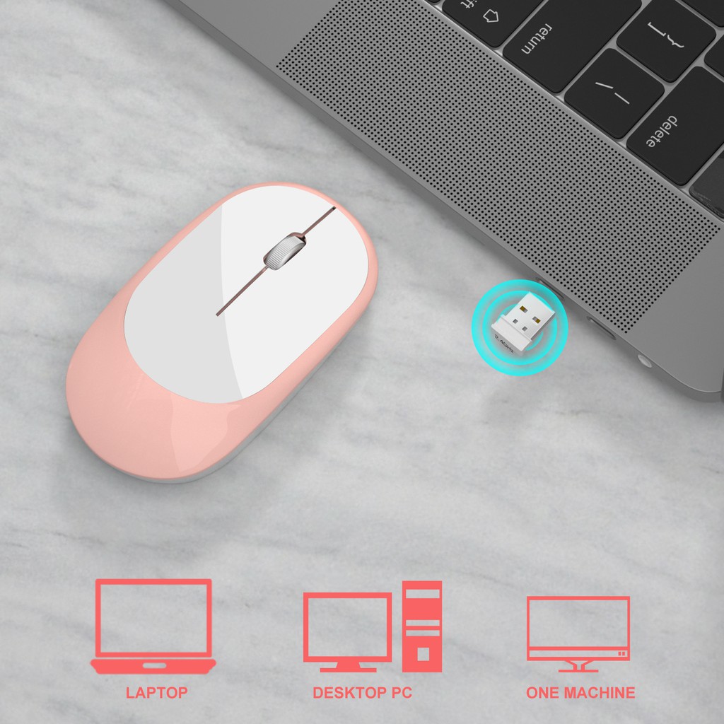 2.4G Chuột game không dây MageGee V20 nhẹ LED Chuột Máy Tính Chơi Game for Notebook PC Laptop
