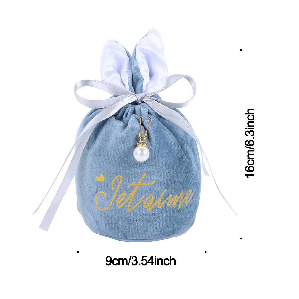 CHOOKEY Túi Đựng Kẹo Hình Thỏ Phục Sinh