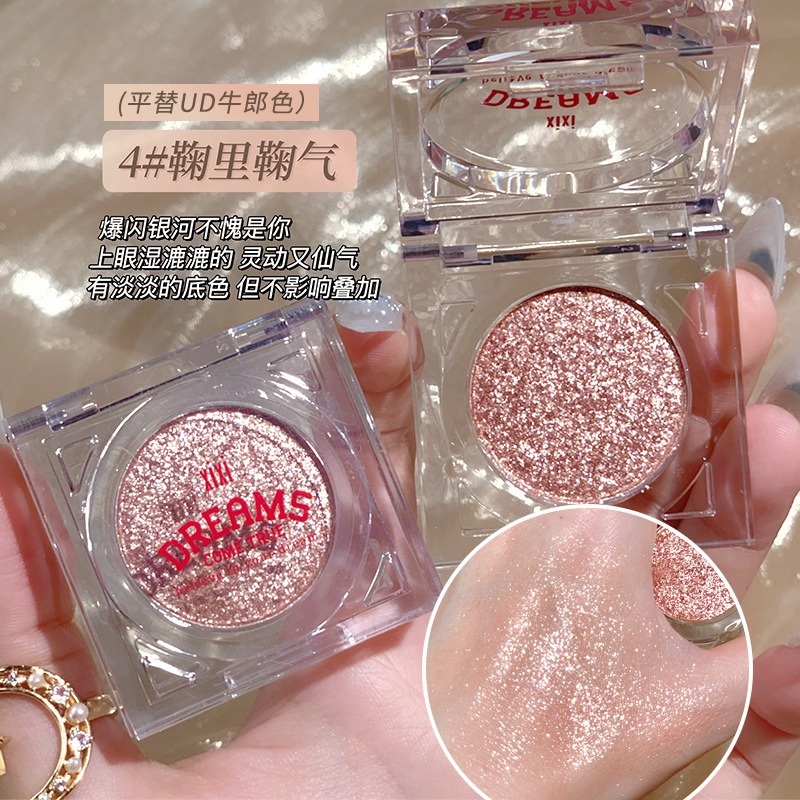 Bảng Phấn Mắt Tông Đất Màu Nhũ Ánh Ngọc Trai Lâu Trôi Chống Nước