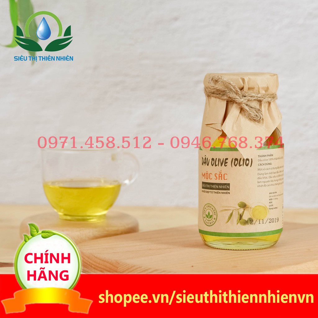 Dầu oliu (olive) Mộc Sắc cao cấp, dầu giảm căng thẳng mệt mỏi của siêu thị thiên nhiên