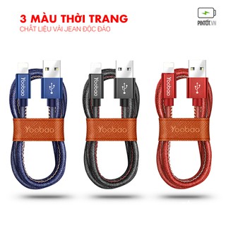 [ Siêu sale 12.12] Dây sạc lightning Yoobao YB427