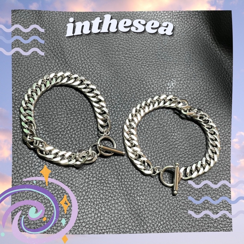 Vòng Tay Xích Khoá OT Cá Tính Cho Nam