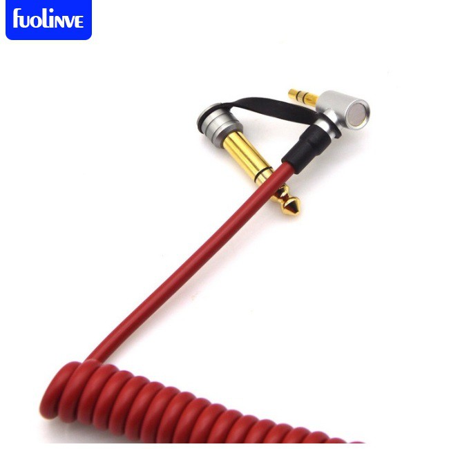 fo 3.5mm To 3.5/6.5mm Replacement Stereo Audio Cable Wire Cord Adapter for Beats Edition PRO DETOX Solo HD Mixr Headphones