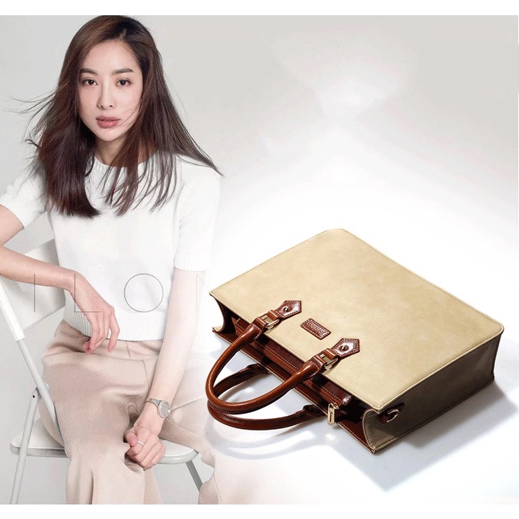 Túi Đựng  Laptop 13.3 Túi Da PU Cao Cấp Công Sở Thương Hiệu JETELERN Thiết Kế Sang Trọng - Bảo Hành 12 Tháng