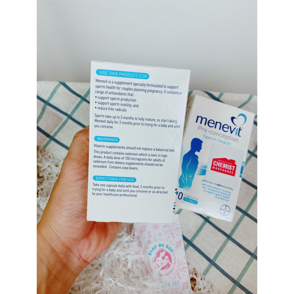 MENEVIT - Vitamin tổng hợp cho nam giới  - Xuất xứ Úc ÚC