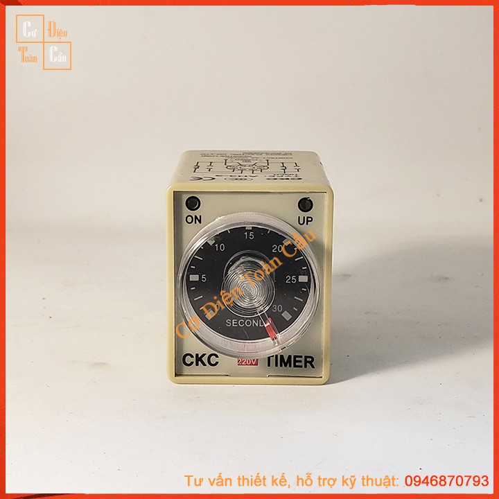 Rơ le, Relay thời gianTimer CKC AH3-3 220VAC