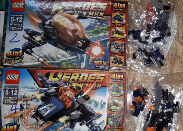 Lắp ráp 1 hộp LegoSuper Hero Siêu Anh hùng 99567 có nhiều chi tiết bằng nhựa ABS