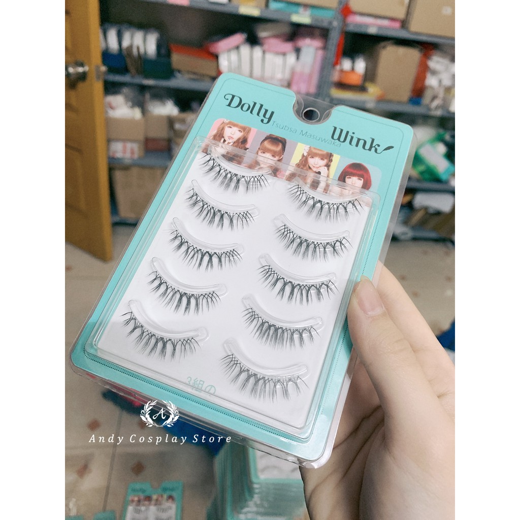 [CÓ SẴN] Mi giả trên Dolly Wink M12 thưa tự nhiên