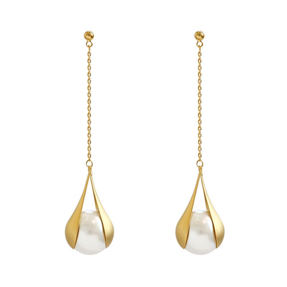 Khuyên Tai Đính Ngọc Trai Cao Cấp Thời Trang Cho Nữ G7Q3