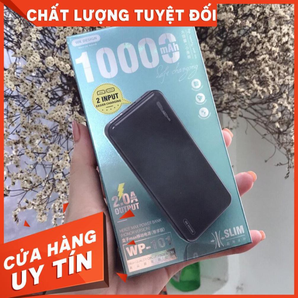 Sạc dự phòng ⚡️CHÍNH HÃNG⚡️ wk wp-101 chính hãng 10000 mAh