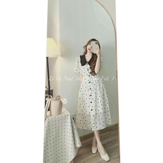 ĐẦM VOAN KEM DẠO PHỐ BIGSIZE SANG CHẢNH TIỂU THƯ ( CÓ HỎA TỐC)