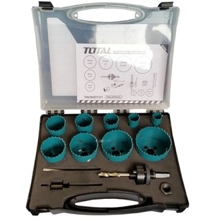 BỘ 13 MŨI KHOÉT LỖ KIM LOẠI TOTAL TACSH0131