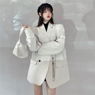 Áo blazer nam nữ đẹp ulzzang hai màu form basic