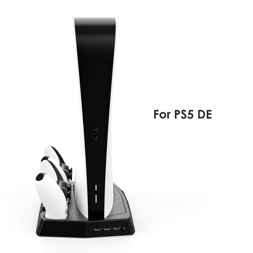 Đế Tản Nhiệt Đứng Cho Máy Game PS5/Playstation 5 Kiêm Sạc Cho Tay Cầm PS5