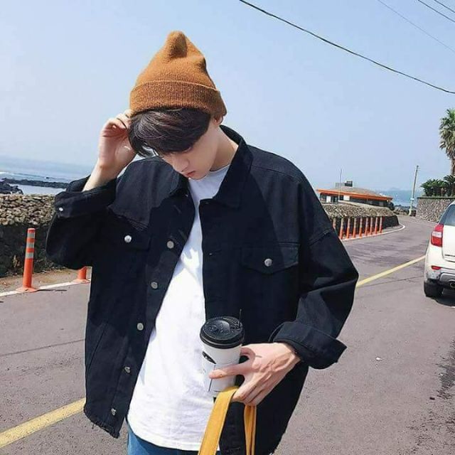 Áo khoác jeans bò thời trang UniSex Nam
