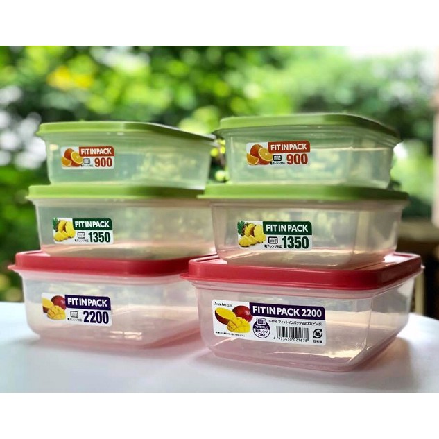 Hộp nhựa đựng thực phẩm nắp dẻo Nhật Bản các kích cỡ | BigBuy360 - bigbuy360.vn