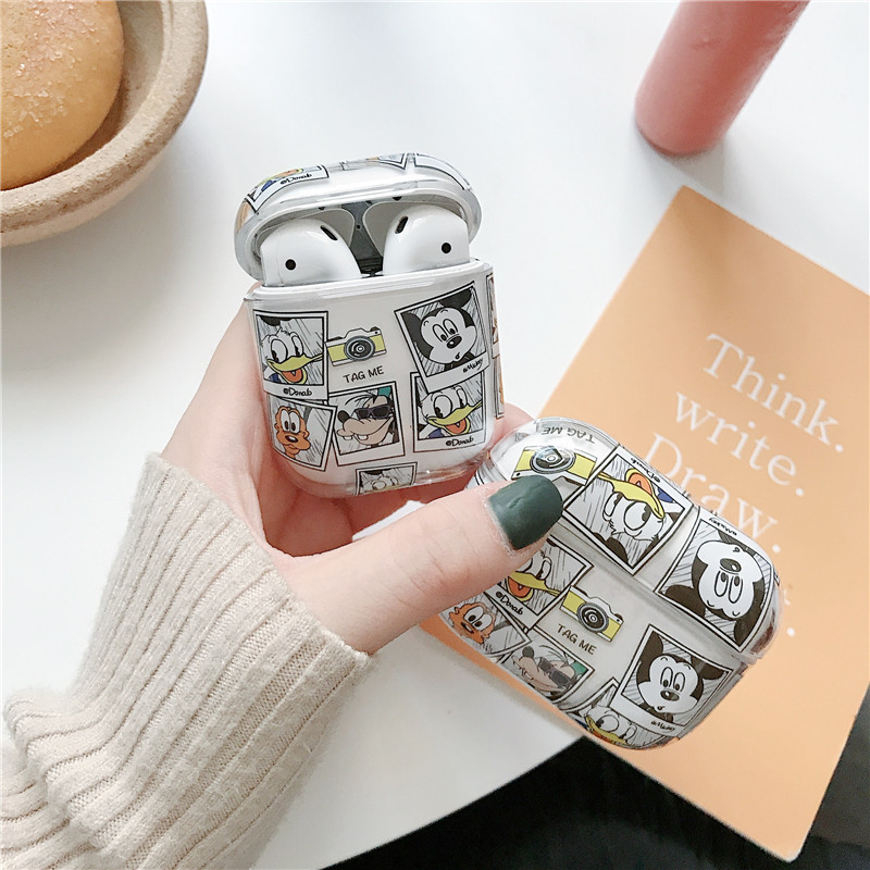 Vỏ Bảo Vệ Hộp Đựng Tai Nghe Airpods 1 / 2 / 3 Hình Snoopy Dễ Thương Ốp