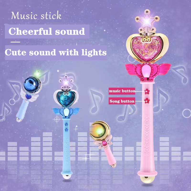 Gậy Đồ Chơi Ma Thuật Có Đèn LED Phát Nhạc Dành Cho Bé