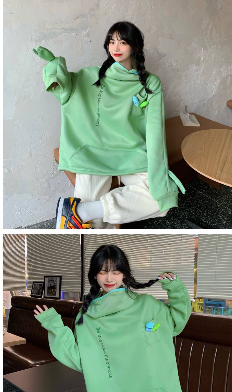Áo Hoodie Nữ Kiểu Dáng Thời Trang Phong Cách Hàn Quốc