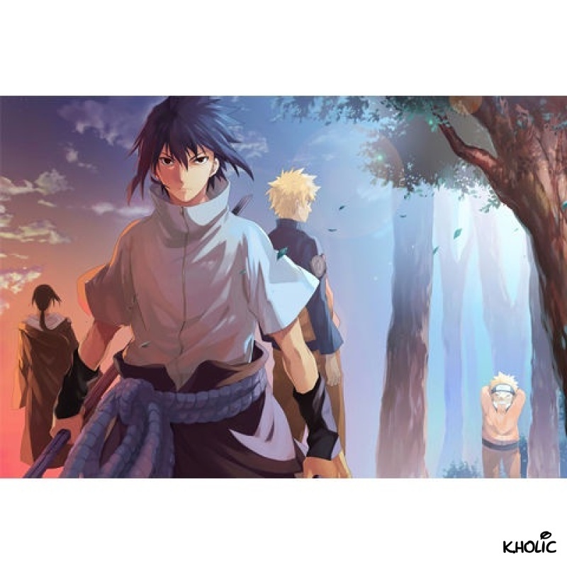 Naruto, xếp hình bằng gỗ, xếp hình 300/500/1000 miếng, xếp hình anime, đồ chơi