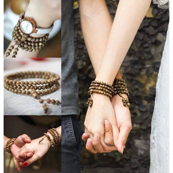 Vòng tay trầm hương Thái Lan 108 hạt