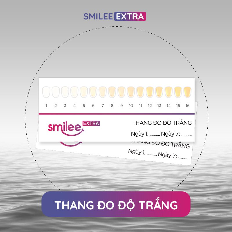 Bộ 3 ống gel  làm trắng răng Smilee Chính hãng