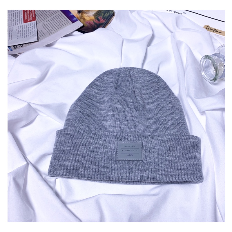 Mũ beanie LINJW ấm áp phong cách Unisex thời trang thu đông 2021