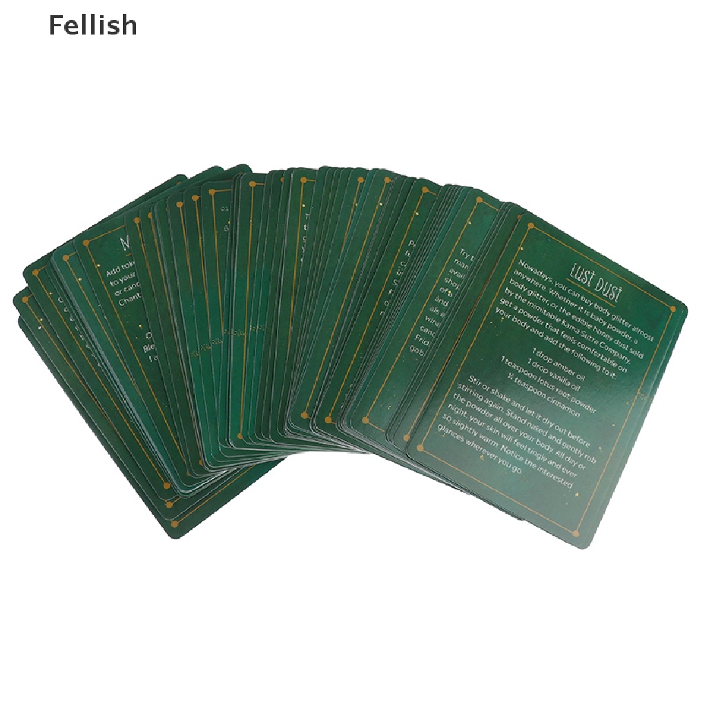 [Fellish] Practical Witch's Spell Deck Tarot Cards Oracle Prophecy Divination Board Game 436VN