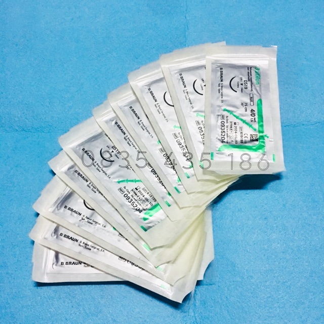 Chỉ phẫu thuật không tiêu Dafilon 4/0