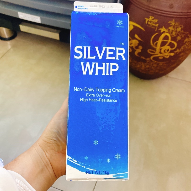 Kem trang trí  bánh Silver Whip 1kg