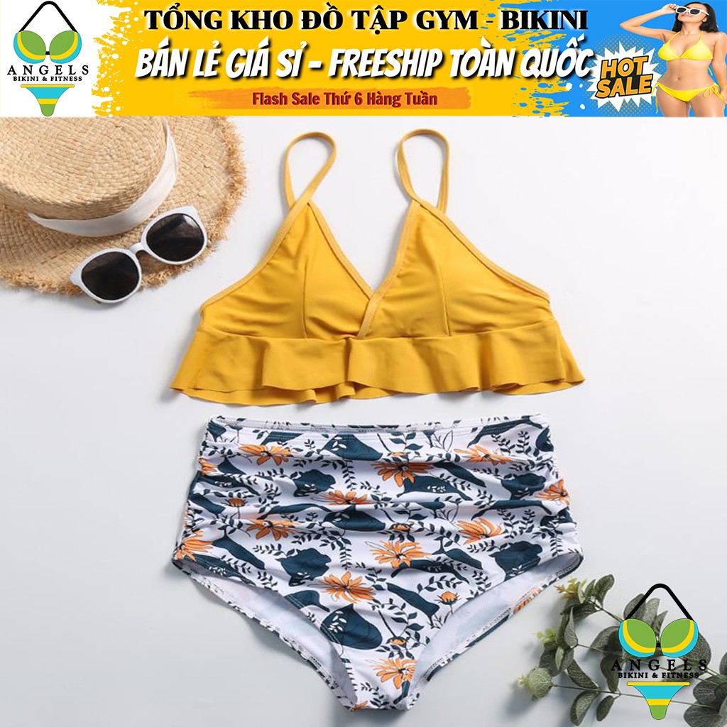 Bikini Bộ Đồ Bơi Hai Mảnh Cạp Cao Hàng Nhập Cao Cấp [ Giá Sỉ ] | BigBuy360 - bigbuy360.vn