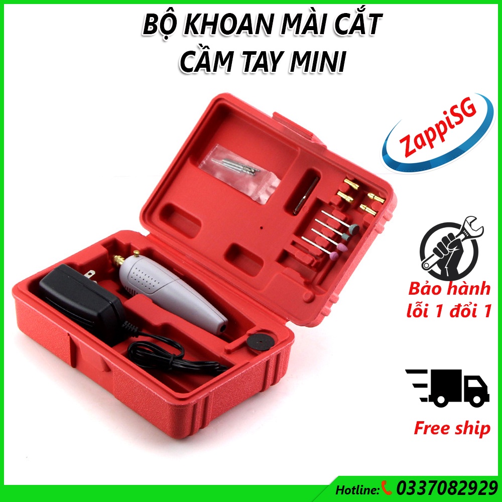 Bộ Máy Khoan Mài Cắt Cầm Tay Mini - Khoan Mini, Bộ Máy Khoan Đa Năng, Chuyên Làm Các Chi Tiết Nhỏ Tinh Xảo