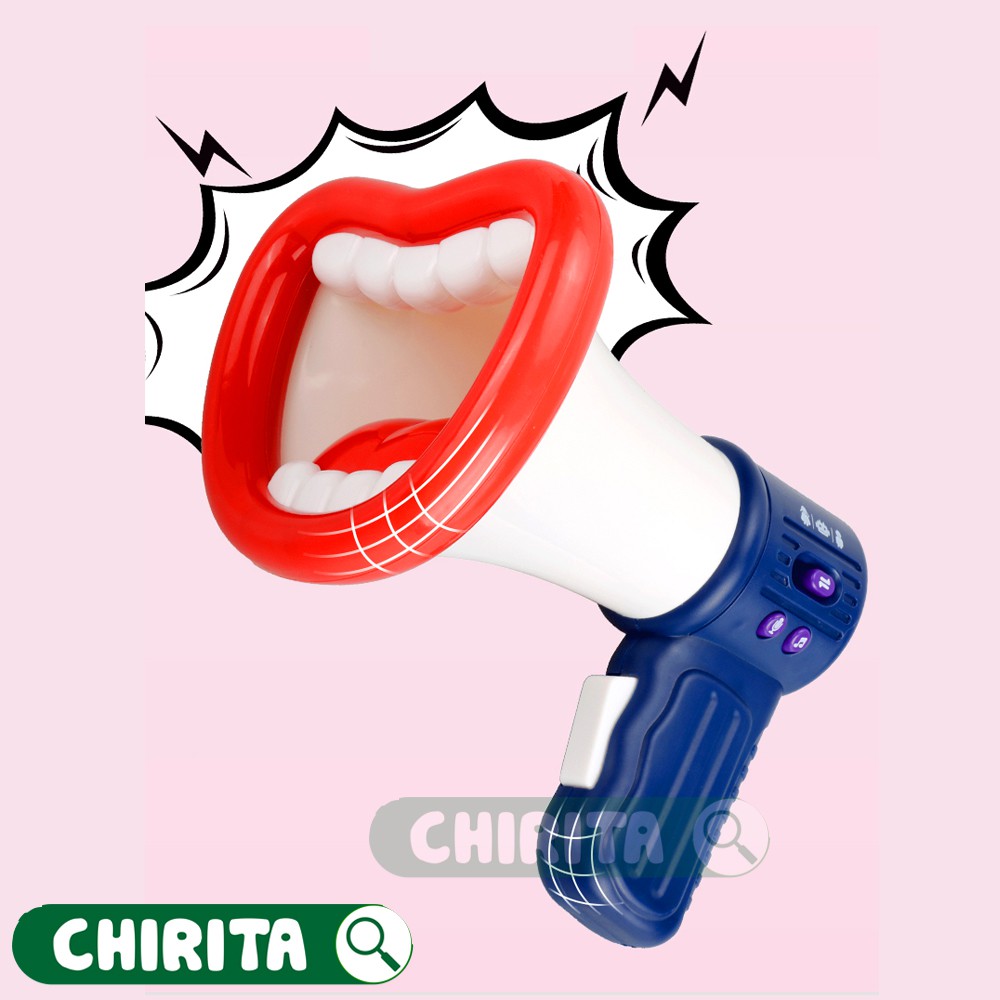 Đồ Chơi Loa Ghi Âm Thay Đổi Giọng Nói (TẶNG PIN)- Với 3 Hiệu Ứng Giọng, Đồ Chơi Thông Minh Cho Bé Đồ Chơi Trẻ Em CHIRITA