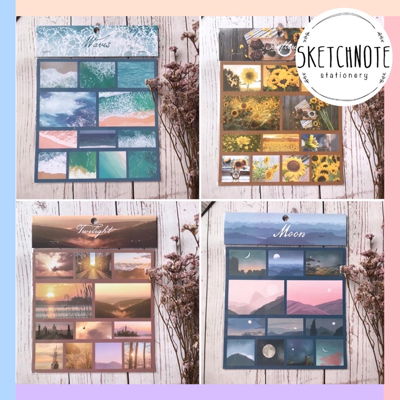 Tấm Sticker phong cảnh ST051