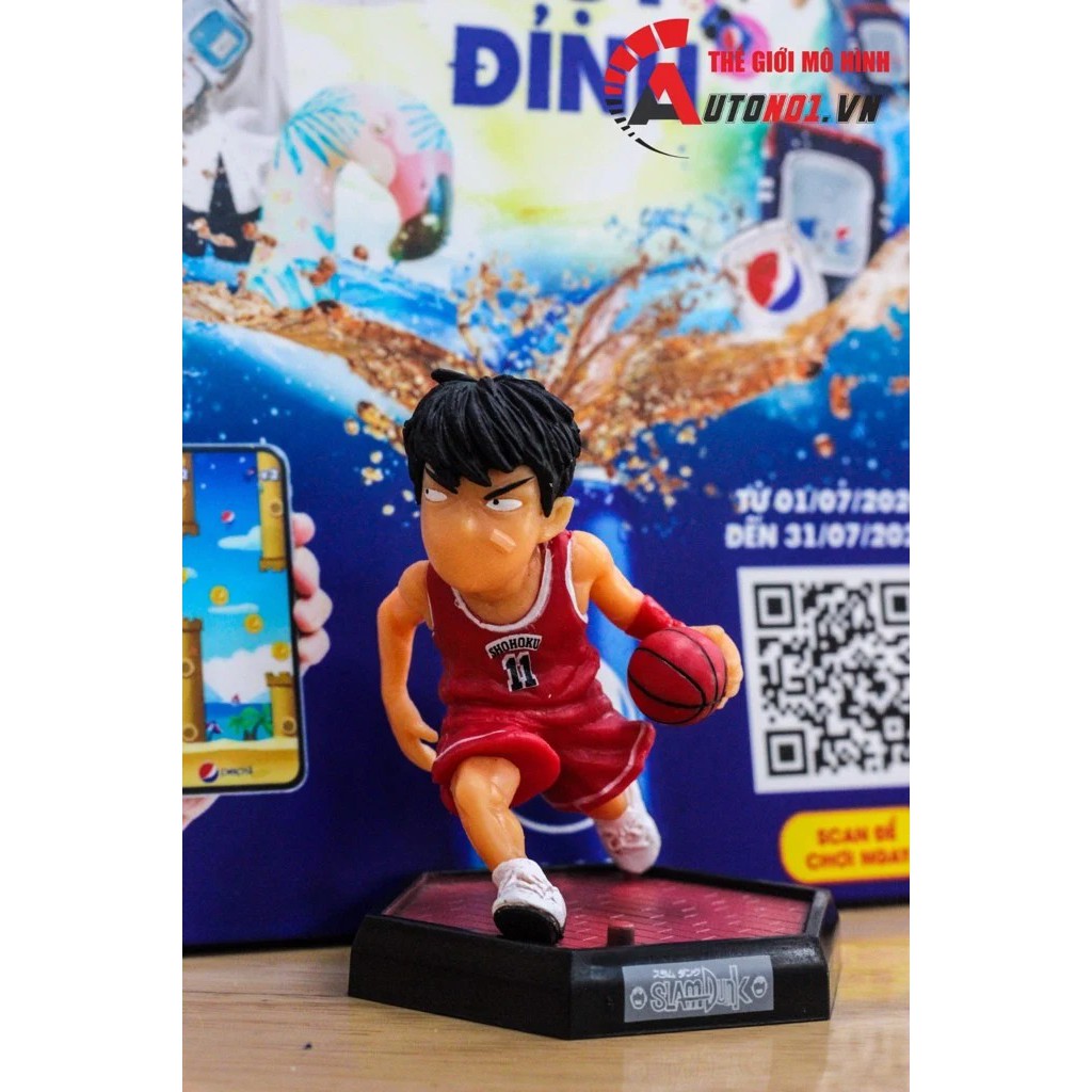 MÔ HÌNH NHÂN VẬT SLAM DUNKS RED SET 5 CON 7CM CÓ ĐẾ KHÔNG HỘP 6917