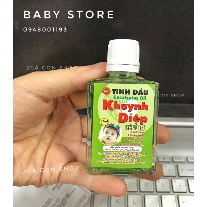 Dầu khuynh diệp - chính hãng hiệu bé thơ