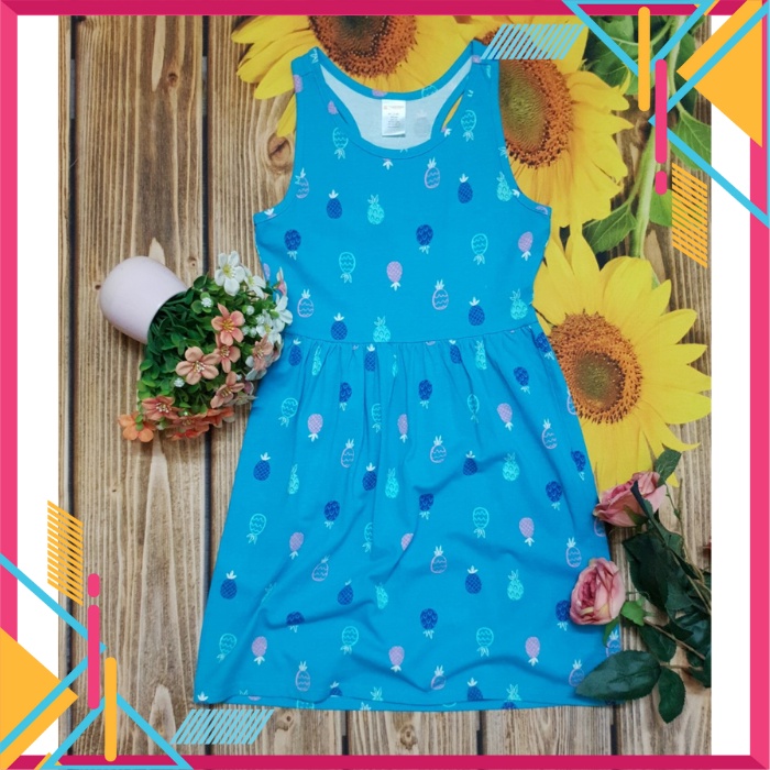 Đầm Váy Bé Gái Size Đại 23kg-45kg Chất Thun Cotton Co Giãn 4 Chiều Mềm Mịn Mát