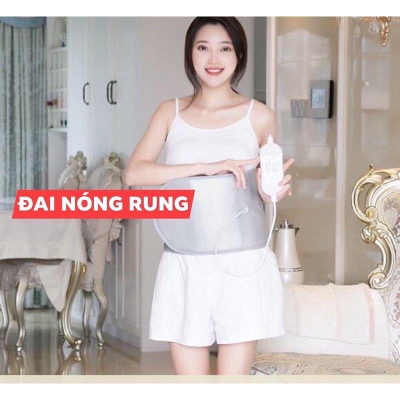 Combo 5 Đai Quấn Nóng Giảm Béo Kết Hợp Rung Massage 3 Cấp Độ, Dùng Trong Spa