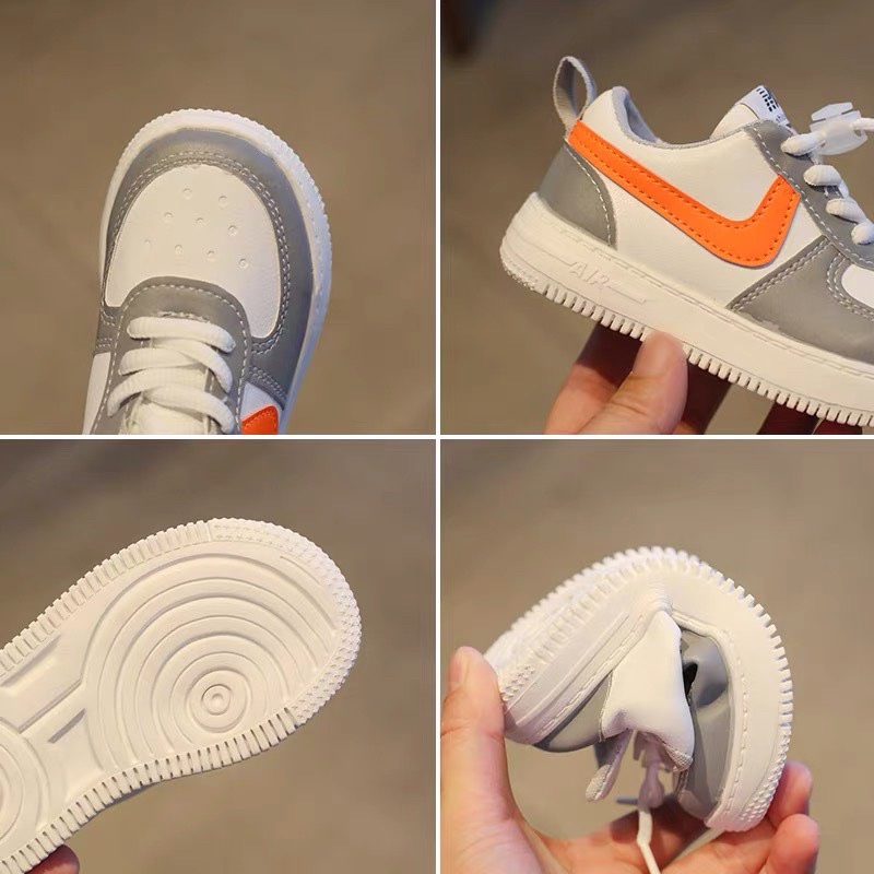 Giày thể thao cho bé trai, bé gái - giày sneaker đi học đi chơi có dây rút buộc tùy chỉnh siêu nhẹ êm chân cho bé